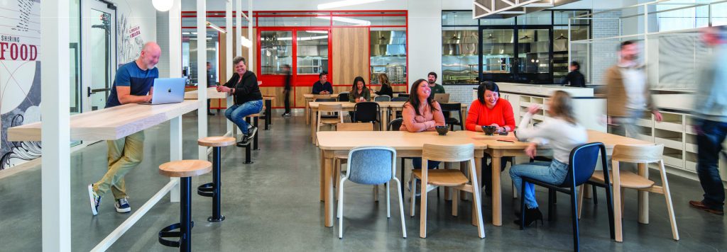 People Working and Networking